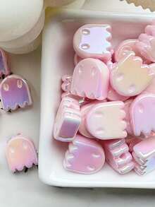 20pcs/Acrylic Ghost Beads Set, Suitable For Jewelry Making And Handmade Crafts - Multicolor - View 7