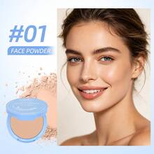 Water-Resistant Pressed Powder, Oil-Control Setting Powder, Matte Finish Powder, Long-Lasting Sweat-Proof Formula, Pore-Blurring Soft Focus Effect, Lightweight Fine Powder, Creates Natural Smooth Matte Makeup Look, Perfect Makeup - Multicolor - View 13