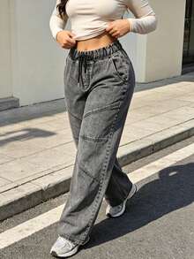 Women Jeans - Grey - View 3