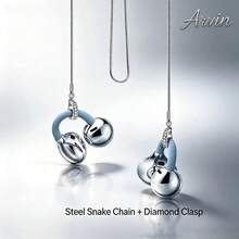 Arvin Anti-Lost Ear Clip Lanyard Compatible With Huawei FreeClip 2, Shokz OpenDots-ONE, TOZO Open-EarRing, Adjustable Metal Snake Bone Chain Earphone Lanyard Holder, Universal Clip-On Earphone Anti-Drop Rope Accessory, Suitable For Sports, Running, Travel - View 15