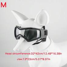 1pc Outdoor Pet Sunglasses, UV Protection Lenses, Lightweight And Durable, With Adjustable Headband, Designed For Small And Medium Dogs, Suitable For Outdoor Walks, Travel, Parties And Holiday Dress-Up - Multicolor - View 15