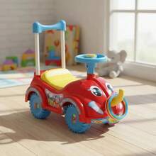 Kids Push Ride-Ons - Red - View 4