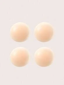 SHEIN Reusable Silicone Nipple Covers Invisible Self-Adhesive Breast Pasties Ultra Thin Seamless Nipple Stickers No Show Bra Women Intimates - Multicolor - View 7