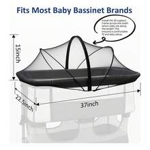 Baby Crib Netting & Accessories - Black - View 3