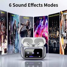 Tagry A9 Pro Wireless Bluetooth Earbuds 5.3 ANC Noise Cancelling Smart Touch Control HiFi Stereo Multi-EQ In-Ear Headphones Suitable For Travel Commute And Daily Use - View 3