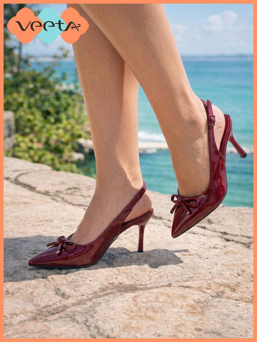 Women Pumps - Red - View 1