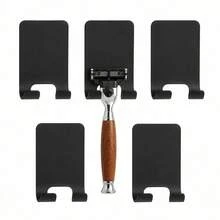 Minimalist Universal Hook, Suitable For Bathroom Accessories, Space-Saving Wall-Mounted Design, Suitable For Minimalist Style Men And Women, Rechargeable Phone, Perfect Storage And Organization, Razor Holder, Bathroom Decor, Suitable For Kitchen And Bathroom - Multiple Styles - View 9