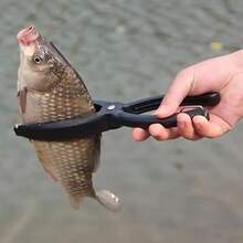 1件裝魚類控制鉗，耐用防滑手柄魚夾，釣魚鉗控制鉗，抓握牢固－釣魚愛好者與釣魚迷必備工具，釣魚工具，非電動，無需電力，便攜式戶外工具 - 控魚夾 - 查看 5