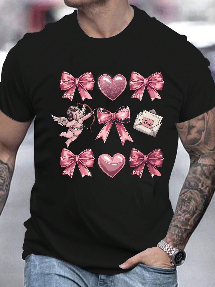 Men T-Shirts - Black - View 1