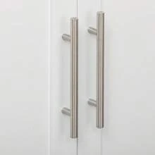 Carrito de Cocina con Encimera y Estante para Especias, Porta Toallas para Sala de Estar y Comedor 109x40x89cm - Blanco + MDF - Ver 3