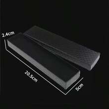 Black Premium Textured Gift Box, Elegant Fashion Packaging Box For Earrings, Rings, Necklaces, Bracelets, Minimalist Creative Box - Black - View 9