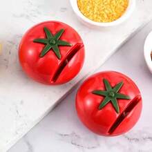 Cartoon Tomato Shaped Mini Knife Sharpener, Portable Sharpening Stone, Scissors Sharpener, Kitchen Gadget, Kitchen Supplies - Multicolor - View 7
