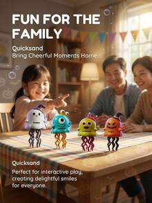 Magic Dancing Ghost Wind-Up Twist Toy, Stress Relief Educational Funny Sliding Toy, Interest Cultivation Prank Fun Parent-Child Interactive Game, Suitable For Boys And Girls 3 Years Old And Above, Halloween Birthday Holiday Gift - Multicolor - View 11