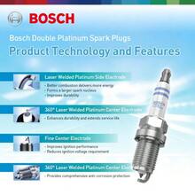 Bosch Double Platinum Spark Plug Compatible With EA888 I 1.8T/2.0T GW4G15/B/F Engines(Suitable Models: Volkswagen Passat Haval H2/H6/M6/C30) Bosch 10-Digit Code::0242236564 Type Formula: FR7KPP33 - 1 Unit - View 5