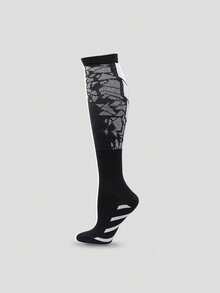 6/1 Pair All-Season Gradient Professional Sports Compression Knee-High Socks For Running, Cycling, Fitness, Hiking - Multicolor - View 13