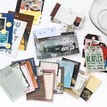 Buku Bahan Gaya Retro Amerika, Kertas Bahan Kenangan Nostalgia Senja, Perlengkapan Scrapbook, Perlengkapan Pembuatan Buku Album Kartu, Buku Harian, Set Lengkap Bahan Kolase Latar Belakang Perencana - Buku Materi Senja - View 4