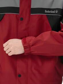 Timberland New Men's Outdoor Hiking Climbing Sports Softshell Hooded Jacket - Red/Black - View 8