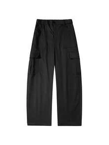 Men's Autumn/Winter Multi-Pocket Sports Outdoor Casual Fashion Cargo Pants - Black - View 2