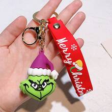 The Grinch 聖誕鑰匙圈吊飾 聖誕樹綠色怪獸裝飾鑰匙圈 - 均碼 - 查看 10