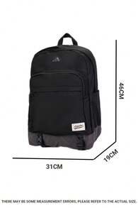 Adidas Unisex Lightweight Outdoor Backpack UNI N C BP 26 Summer New Campus Commute Backpack KY9934 - Black/Graphite Black - View 3