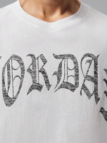 Jordan 男士 AS M J BRK S GOTHIC 85 SS 圓領短袖針織 T-Shirt TIO0020-100 - 黑與白 - 查看 4