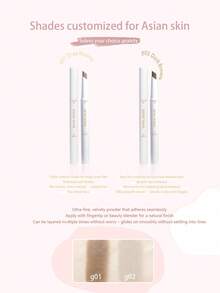 GOGO TALES Light Soft Focus Contour Pen, Side Contour, Nose Shadow & Cupid's Bow, 3D Sculpting /Three-Dimensional Shaping, Natural Long-Lasting Wear, Single-Shade Matte Contour Stick, Beginner-Friendly GOGOTALES - G01# Ash Brown - View 8