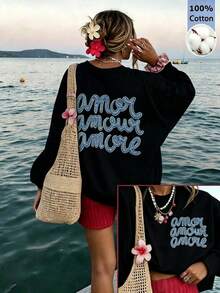Women Sweatshirts & Hoodies - Black - View 3