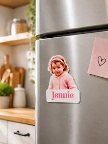 1/2/3pcs Customized Photo Acrylic Fridge Magnets, Personalized Photo Fridge Magnets, Photo Magnets, Cute Fridge Magnets, Strong Fridge Magnets, Fun Fridge Magnets, Anniversary Gift, Home Decor, Holiday Gift, Anniversary Gift - Multicolor - View 7