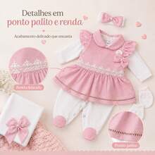Baby Girls Rompers - paslı gül - Görünüm 10