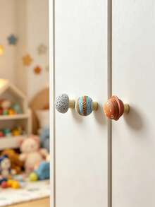1pc Cartoon Planet Single Hole Drawer Handle, Kids Room Decor, Wardrobe, Bookshelf, Shoe Cabinet Small Pull Handle - Multicolor - View 8