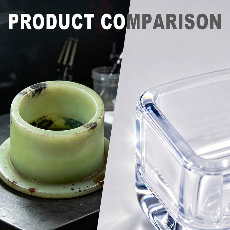 方形透明壓克力紋身墨水杯 可重複使用顏料容器 放置穩固 平滑易清洗 水晶透明可見 適用紋身師 半永久彩妝 紋身工作室用品配件 - 查看 7