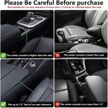1 Peça Caixa de Armazenamento de Assento de Carro Multiuso com Porta-Copos, Caixa de Armazenamento do Console Central do Carro, Caixa Organizadora Feminina, Essencial para Viagens - A - Visão 8