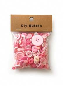 0.9-3.5CM Random Assorted Colorful Resin Buttons, DIY Handmade Decorative Buttons Clothing Material Accessories - Multicolor - View 15