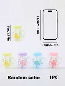 1pc/3pcs/5pcs Creative Pearl Milk Tea Cup Pencil Sharpener, Single Hole, Easy To Sharpen, Metal Blade, ABS Plastic, Scratch-Resistant, Transparent Debris Collection Box, Designer Style - Multicolor - View 11