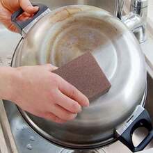 Kitchen Cleaning Set, Stainless Steel Kitchen Scrubber + Magic Pot Cleaning Sponge. Dishwashing, Sink Cleaning, Stain Removal, Rust Removal, Pot Brush, Scouring Pad, Kitchen Accessories, Reusable Kitchen Items - A - View 5
