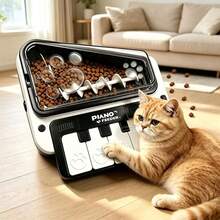 Pet Piano Treat Launcher, Suitable For Dogs And Cats, Indoor And Outdoor Universal Music Toy, With Melody And Bouncing Sound Effects, Christmas Pet Gift - Multicolor - View 8
