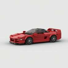 White/Red/Black MOC Supercar Racing Classic Building Block Car Model Toy Set, Educational Creative Toy For Children, DIY Car Model Kit For Adults, City Tech Champion Cup Series, Suitable As Birthday, Halloween, Christmas Gift For Boyfriend, Husband, Children, And For Collection And Home Decoration - Model - View 9