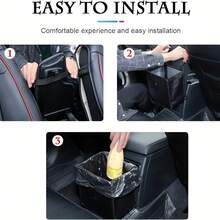 Hanging Waterproof Car Trash Can, Leak-Proof Foldable Car Storage Box, Portable Large Capacity Storage Trash Can, Suitable For Cars, Trucks, SUVs - Storage Bag - View 6
