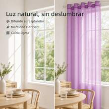 POLIGONO Curtains - Lilac Purple - View 4