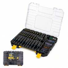 Universal 80 Units Magnetic Nut Driver Set Covering Metric & Imperial Dimensions, Socket Adapters And Compact Storage Box, Practical Tool Kit For Garage Projects And Household Repair Needs - black - View 8