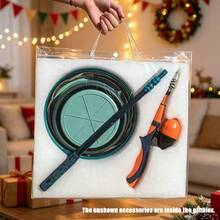 Complete Fishing Kit With Telescopic Fishing Rod And Closed Face Reel, Portable Fishing Gear Set With Fishing Line, Lures, Hooks, Net, Bucket And Accessories, Gift Box Outdoor Fishing Starter Set - Orange - View 3