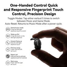 HTC NE76 Wireless Earbuds - Upgraded Ultra-Soft In-Ear Headphones, Wireless 6.0 Earbuds, Suitable For Side Sleeping, Invisible Flat Mini Design, Suitable For Travel And Side Sleeping, Excellent Sound Quality - View 5