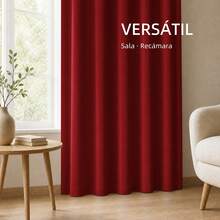 POLIGONO Curtains - Red - View 2