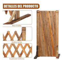 Puerta Retráctil de Madera Reforzada para Perros y Mascotas, Valla de  Extensible hasta 2 m, Barrera para Puertas, Escaleras, Pasillos y Habitaciones, Ideal para Controlar el Acceso de Mascotas, Diseño Natural, Resistente, Estable, Práctico y Fácil de Instalar - Natural - Ver 4