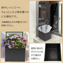 プランター付きポスト 置き型 スタンド かご付きポスト鍵付き メ一ル便 ポスト 一戸建て用 スタンドポスト メールボックス A4対応 新聞受け 高級 - ブラック + スチール1 - チェックする 10