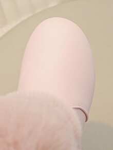 Girls' Pink Plush Bow High Heel Ankle Boots, Thermal Lined Thickened Winter Pearl Princess Dress Boots - Pink - View 6