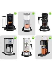 Non-Slip Silicone Mat, Suitable For Countertop And Bar Silicone Coffee Mat, Non-Slip Silicone Mat With Beveled Edge Design, Kitchen Appliance Protection Mat, Non-Slip And Leak-Proof, Compatible With Espresso Coffee Machines, Kitchen Appliance Protection Mat, Suitable For Most Coffee Machine Brands On The Market. - 1 Cleaning Cloth - View 10