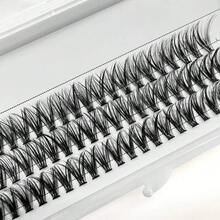 60pcs Wispy Cluster Natural Eyelash Clusters 10-16mm Salon Effect Fairy DIY Individual Eyelash Extension Spiky Lashes - C - View 4