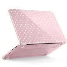 Polka Dot Style For Macbook Neo 13-Inch 2026 A3404 A18 Pro Chip, A3404 2026 Neo 13-Inch Ultra Clear Crystal Fully Transparent Ultra-Thin Hard Shell Protective Case, Back To School Season Pink Polka Dot - View 12