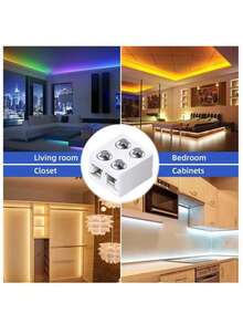 High Quality LED Strip Buckle 8mm Terminal Splice Plug Screw-In 2-Pin Fixing Clip Free Welding Led Light Strip Connector - A - View 13